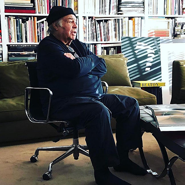 Francis Giacobetti, durante una entrevista en su domicilio.