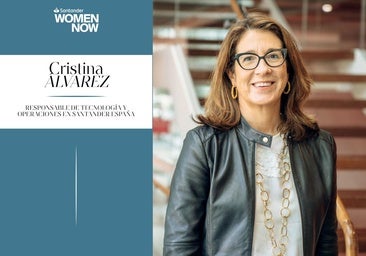 Cristina Álvarez, responsable de Tecnología y Operaciones en Santander España.