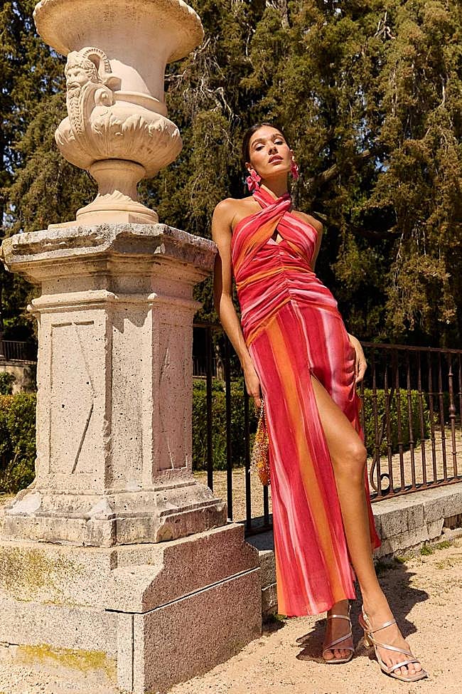 Vestido multicolor de Lady Pipa.