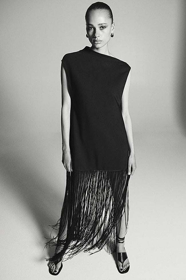 Vestido negro largo Studio.