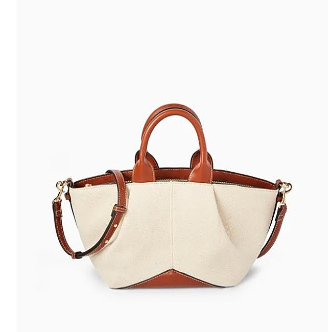 Bolso shopper grande con correa extraíble (22,99€)