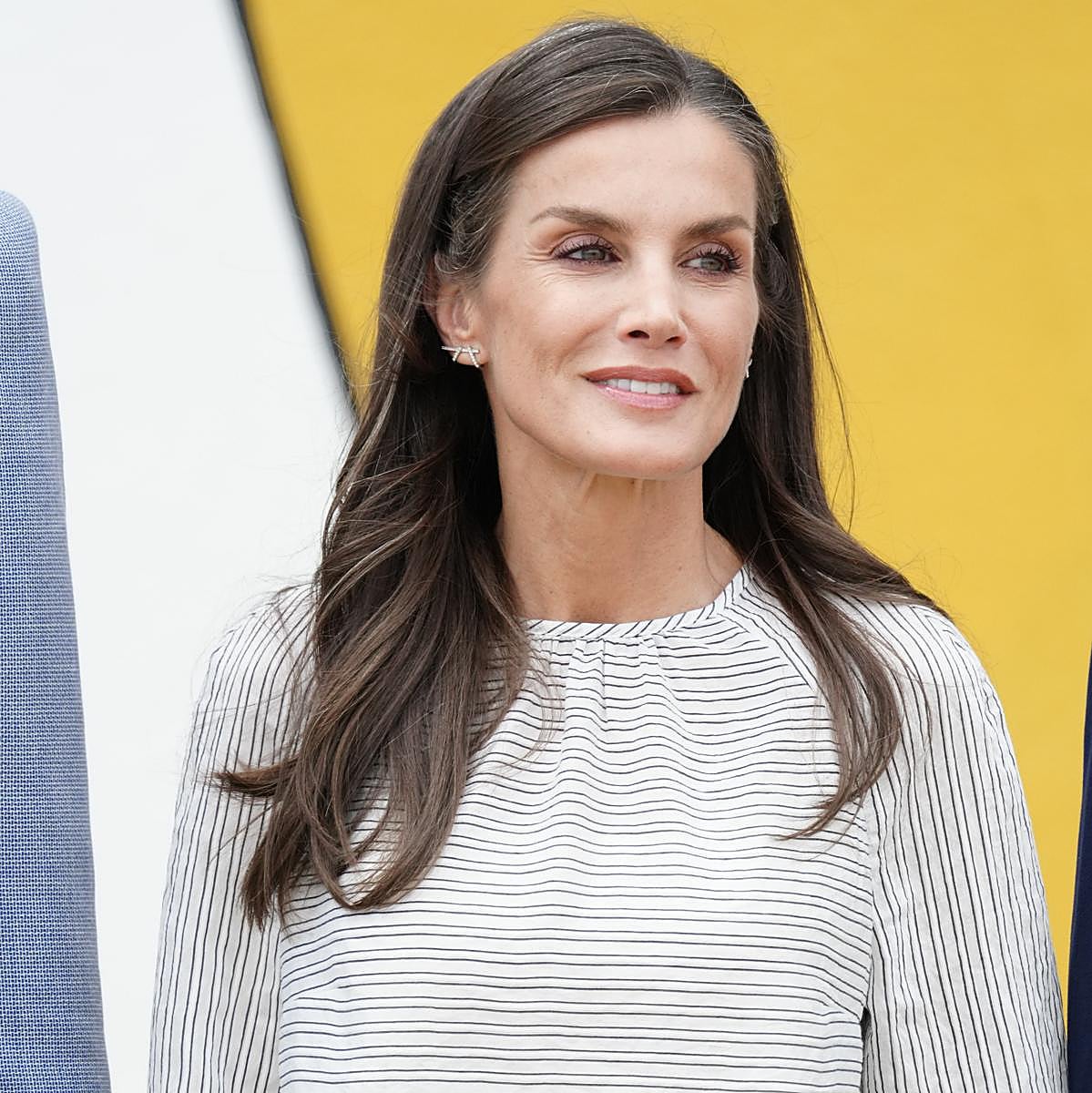 La reina Letizia en su visita a Burela