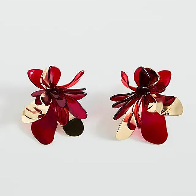 Pendientes flor combinada (19,99€)