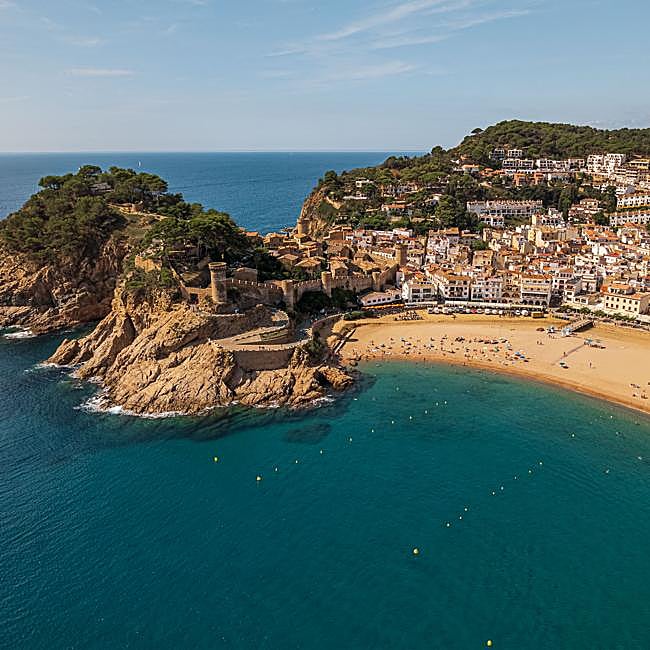 Playa Grande en Tossa de Mar, Girona