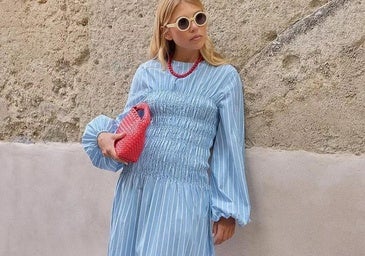 Vestidos con elástico nido de abeja comodísimos para llevar a diario en verano