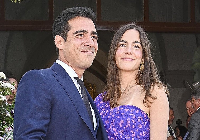 Alberto Herrera y Blanca Llandres, una pareja muy enamorada .