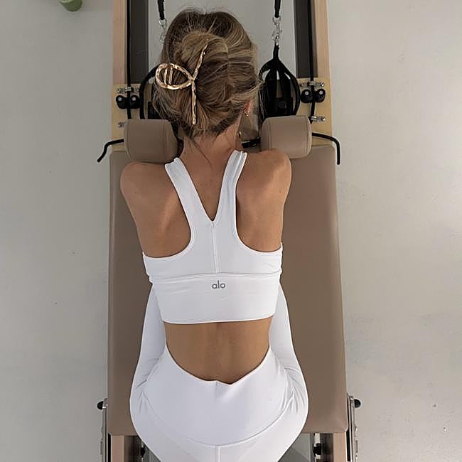 Mujer haciendo ejercicio.