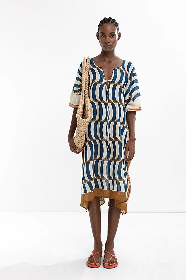 Kaftán 100% algodón.