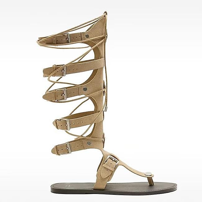 Sandalias romanas de piel