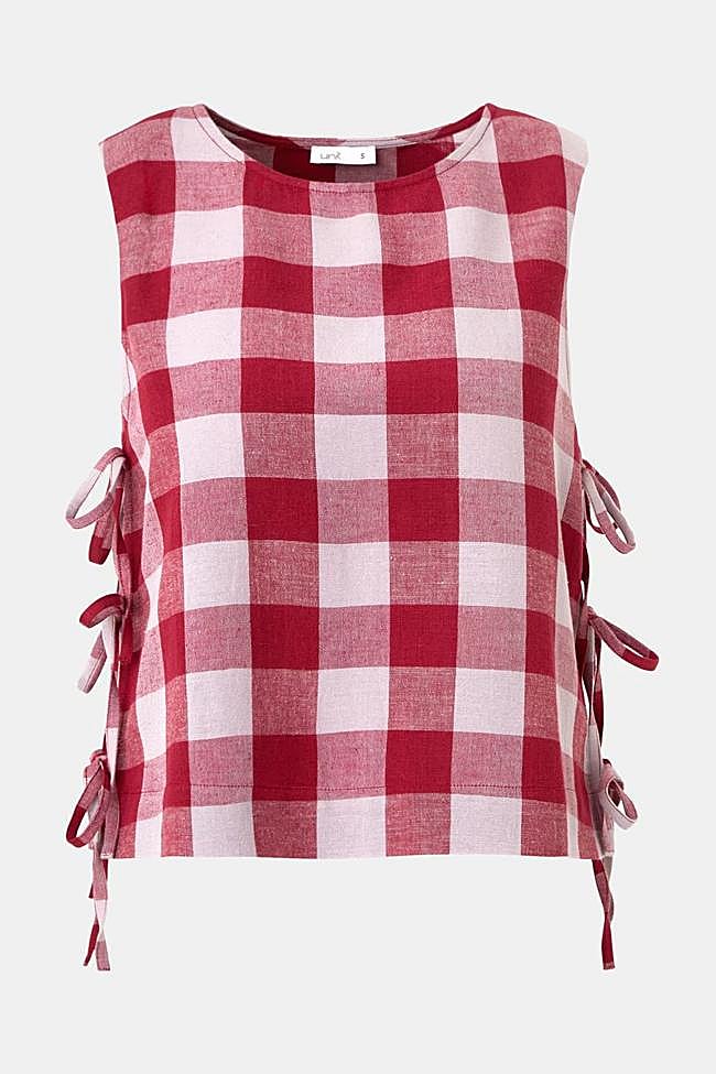 Blusa mujer lazos sin mangas (15€)