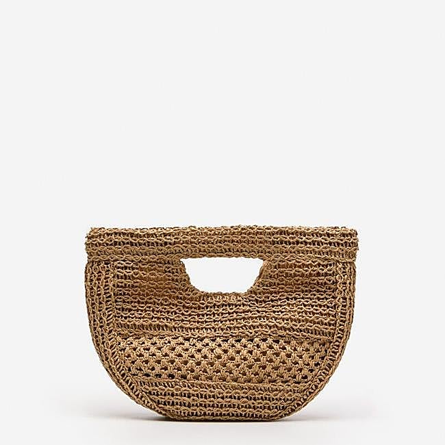 Clutch de rafia ligero