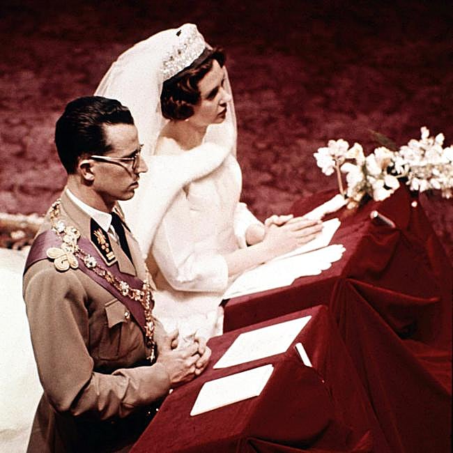 La boda de Balduino y Fabiola de Bélgica en 1960.