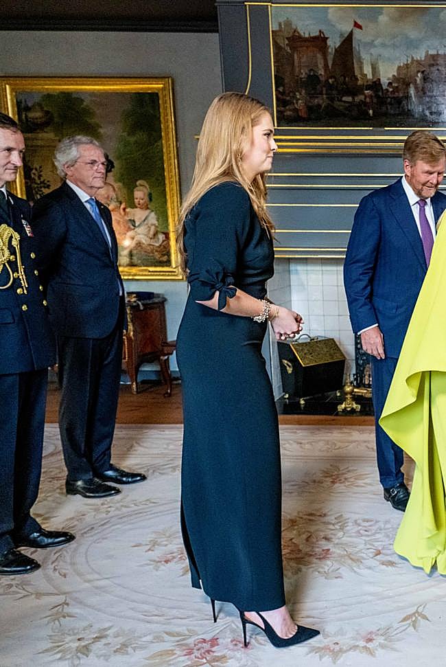 El look de Amalia de Holanda en la recepción de los líderes de la OTAN