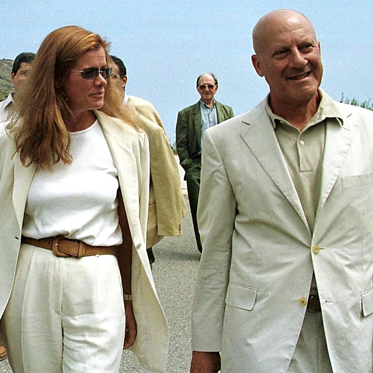 Norman Foster y Elena Ochoa, en los comienzos de su relacíon.