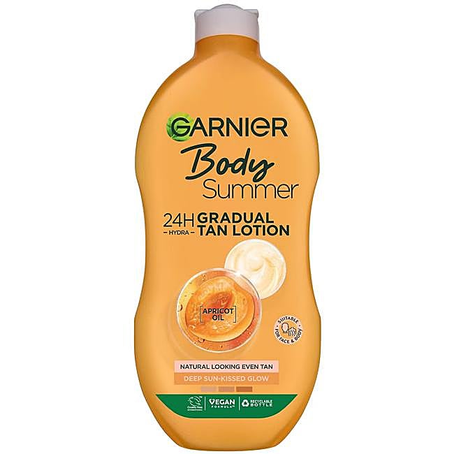 Loción hidratante y bronceadora Garnier Summer Body Lotion de Garnier.