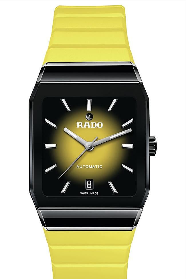 Reloj Rado Anatom amarillo.