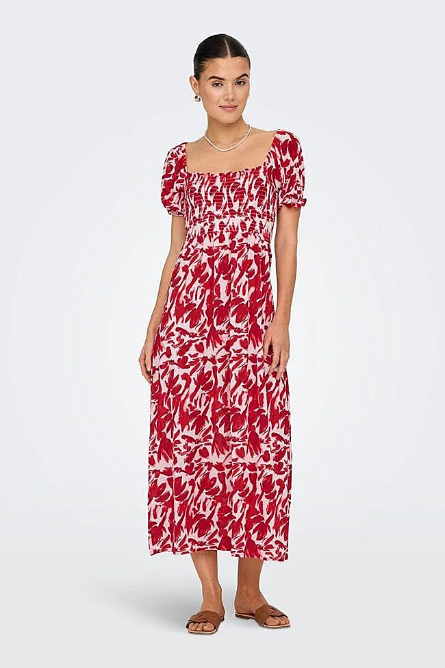 Vestido largo nido de abeja (24,49€)