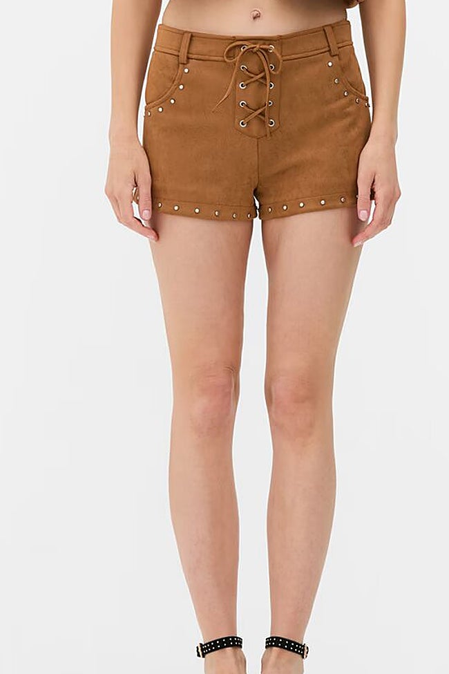 Pantalones cortos antelina.