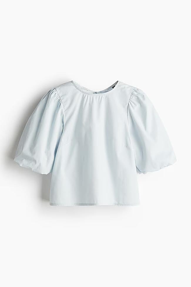 Blusa con manga puffy (19,99€)