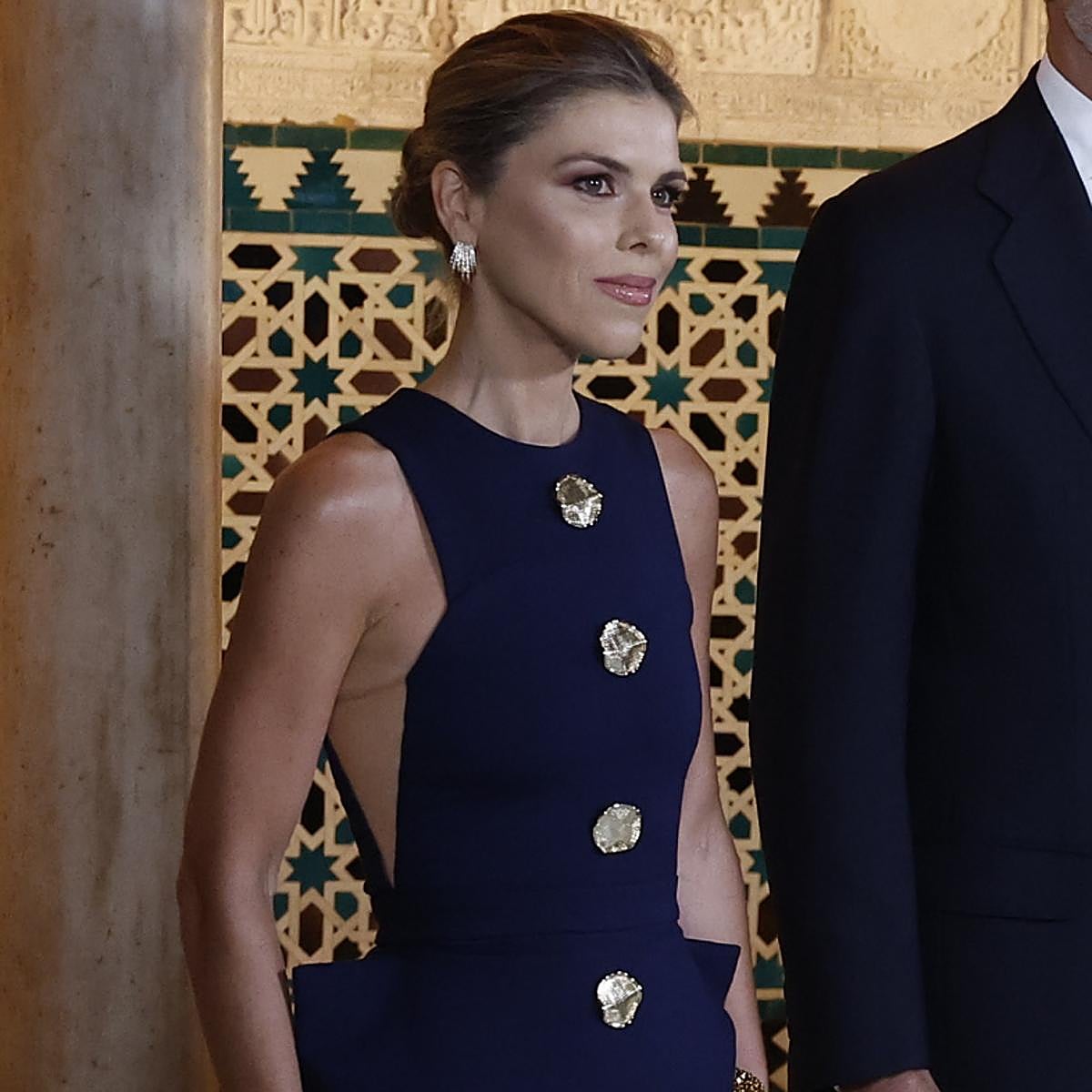 Manuela Villena con un vestido de Roberto Diz x The IQ Collection.