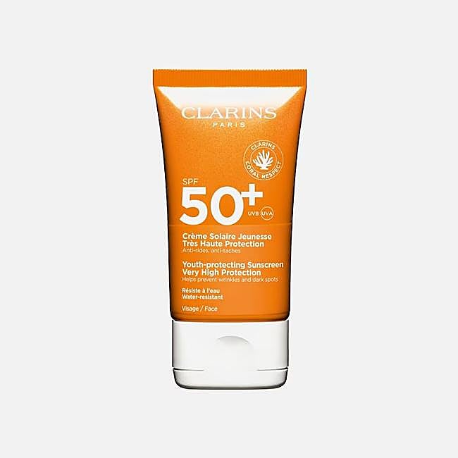 Clarins Crema Solar Juvenil SPF 50+.