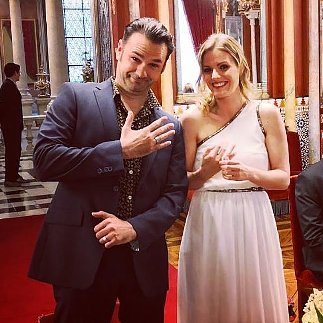 Andrea Ropero e Iñaki López, el día de su boda.