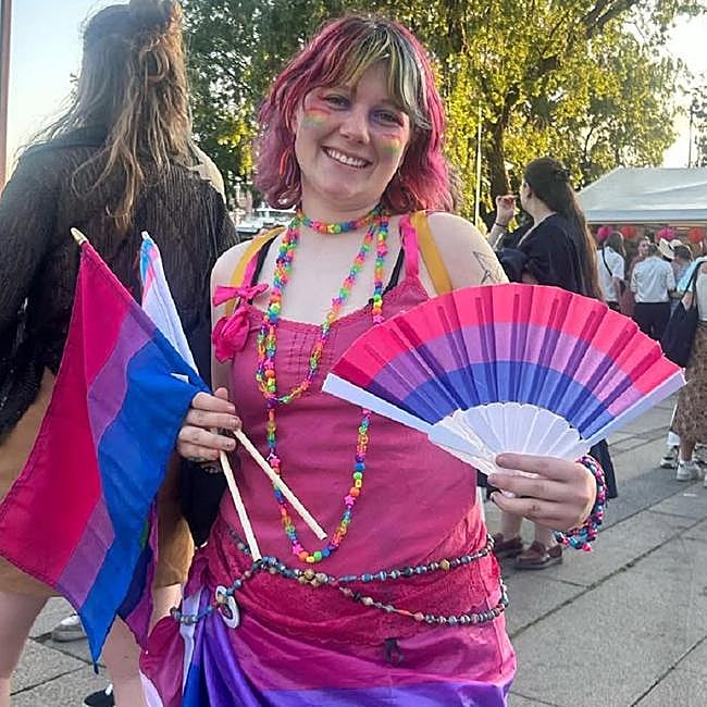 La hija de Marta Luisa de Noruega, en el Orgullo de Oslo.