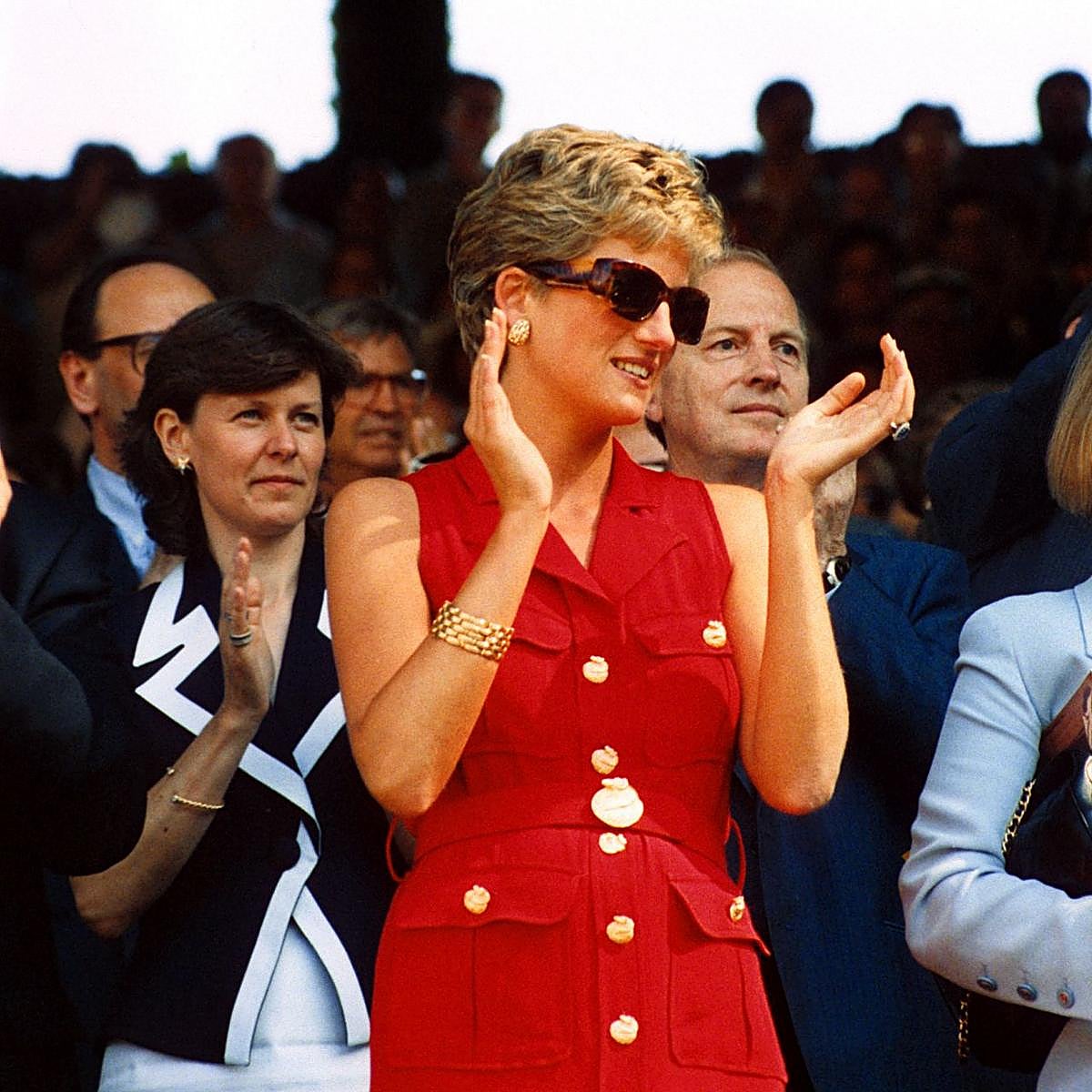 Lady Di en Wimbledon.