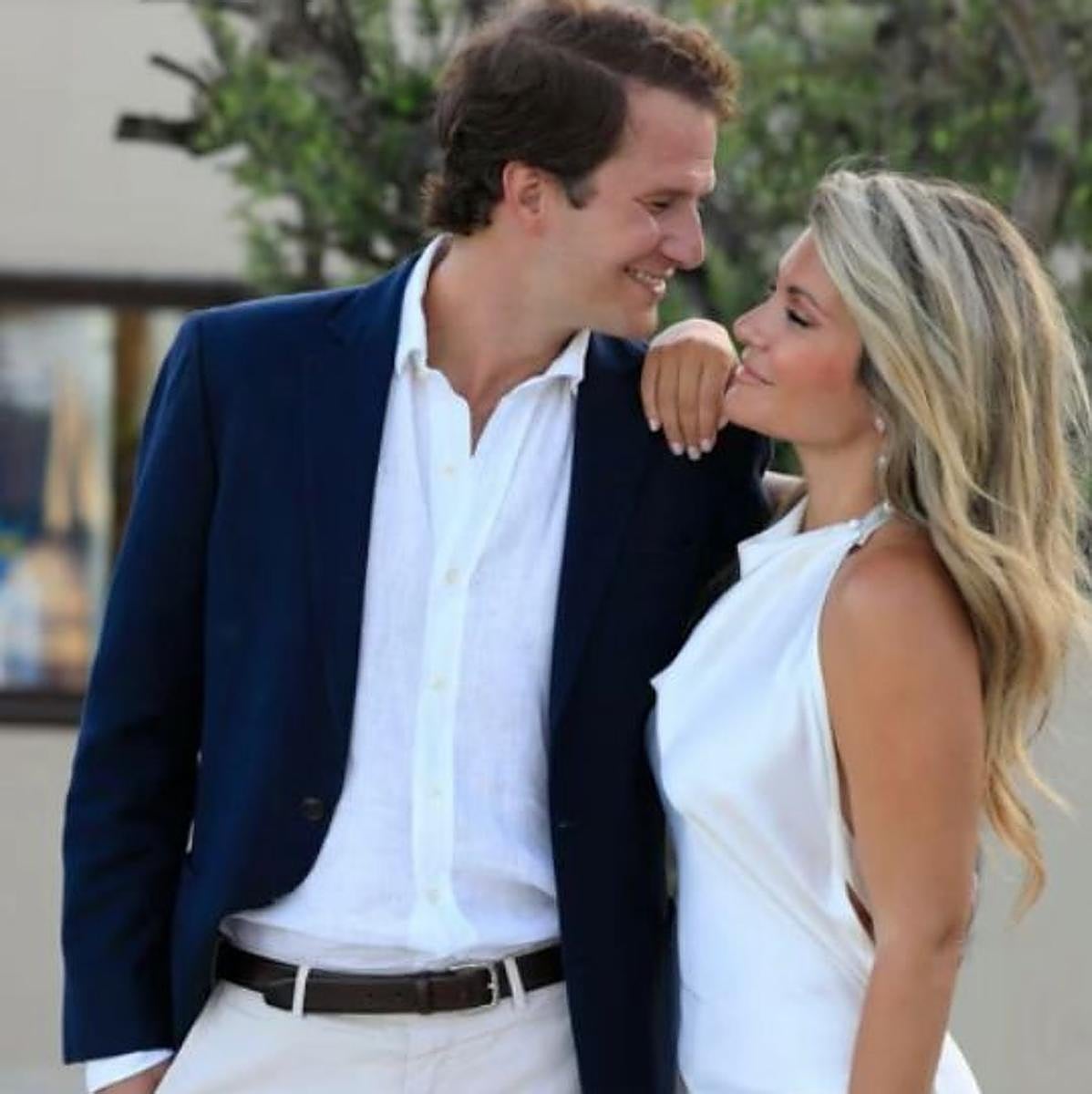 Cristina Serrano y Luis Astolfi en su preboda