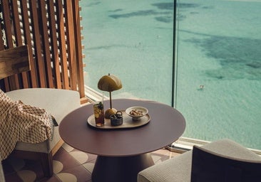 Las impresionantes vistas desde una de las habitaciones de Aethos Mallorca.