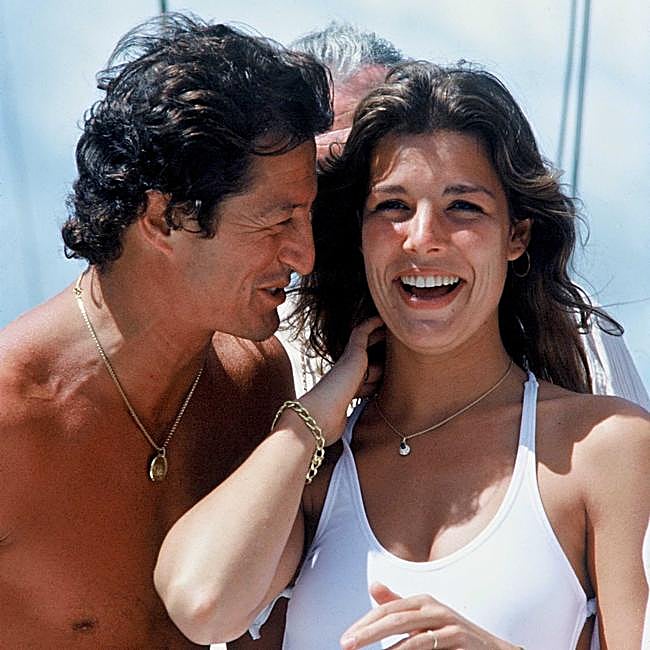 Carolina y Philippe Junot, en una imagen de recien casados, en 1978.