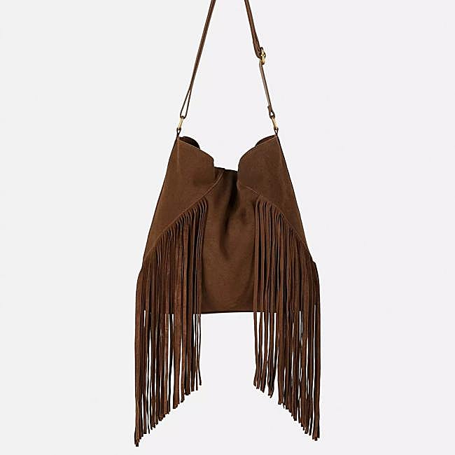 Bolso bandolera con flecos