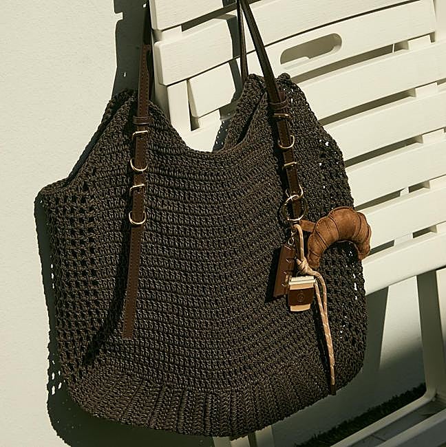 Bolso shopper de crochet