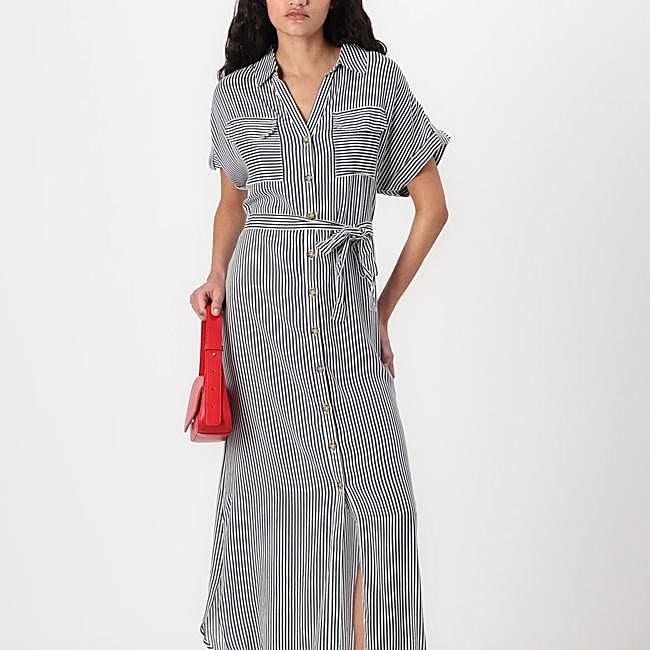 Vestido de rayas de Vero Moda, 24,89 euros.