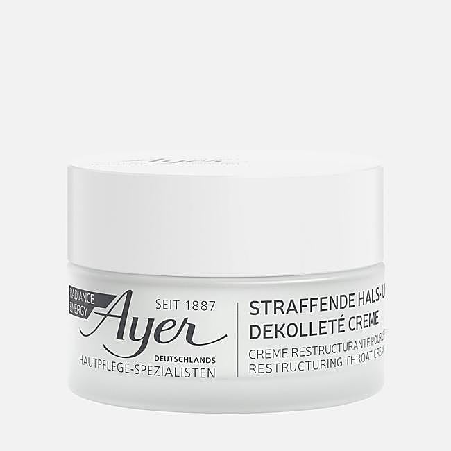 Ayer Radiance Energie Crema Reestructurante Garganta.