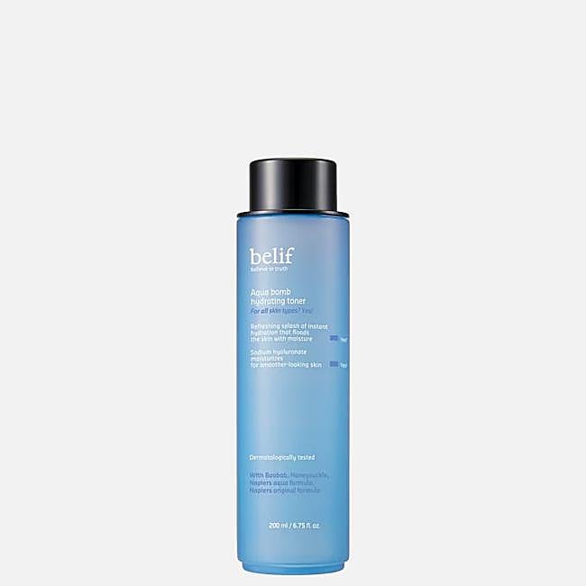 Belif Aqua Bomb Hydrating Toner.