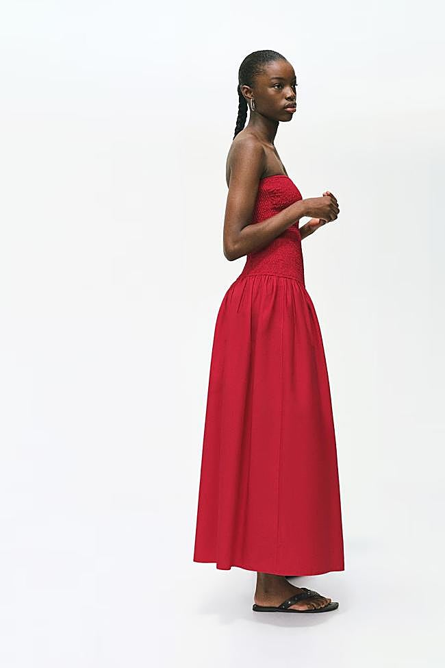 Vestido rojo de Mango (35,99 euros)