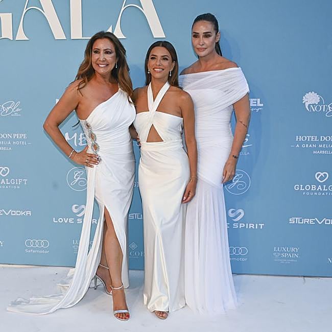 Maria Bravo, Eva Longoria y Vicky Martín Berrocal.