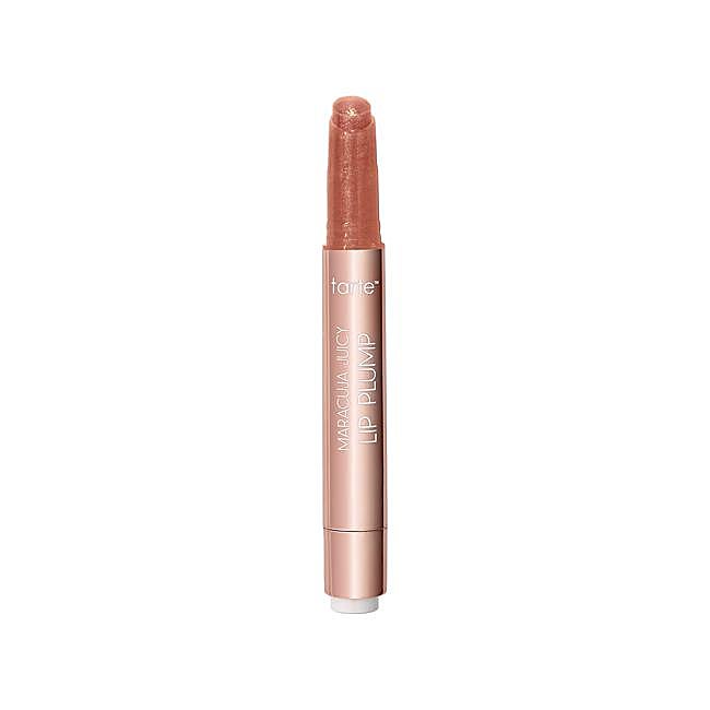Gloss Maracuja Juicy Lip Shimmer Glass Plump de Tarte.