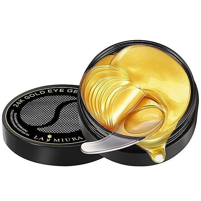 Parches Ojos 24K Oro con Colágeno de Gelpretty.