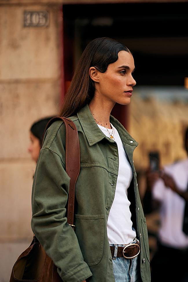 Un peinado con baby hairs bajo control.