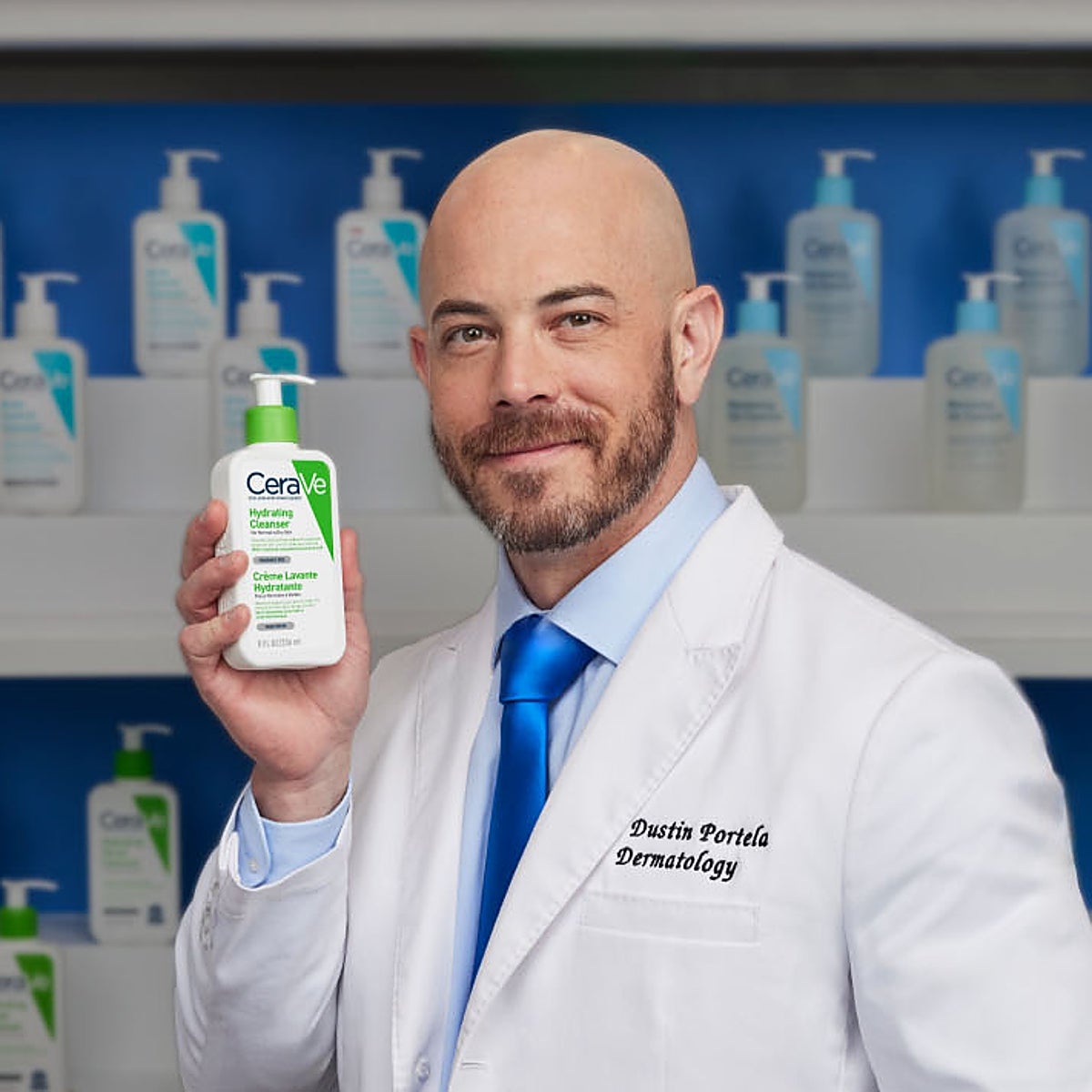 El dermatólogo Dustin Portela.