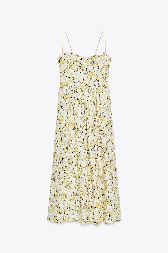 Vestido estampado de Zara (39,99 euros)