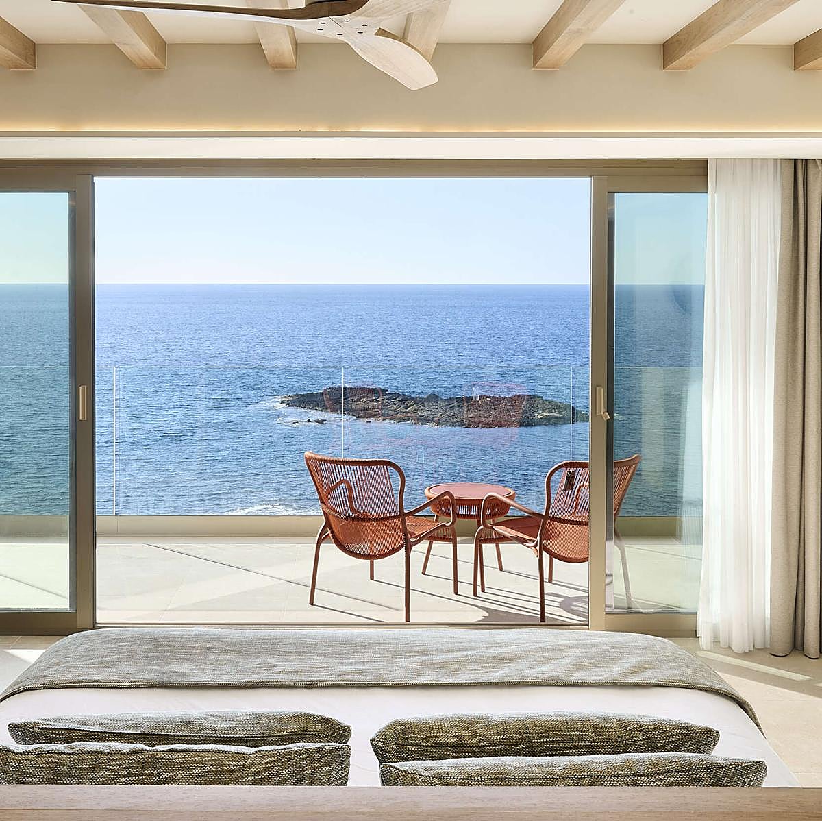 Vista desde una de las habitaciones del Iberostar Selection Es Trenc, el hotel perfecto para disfrutar de la tranquilidad del sur de Mallorca.