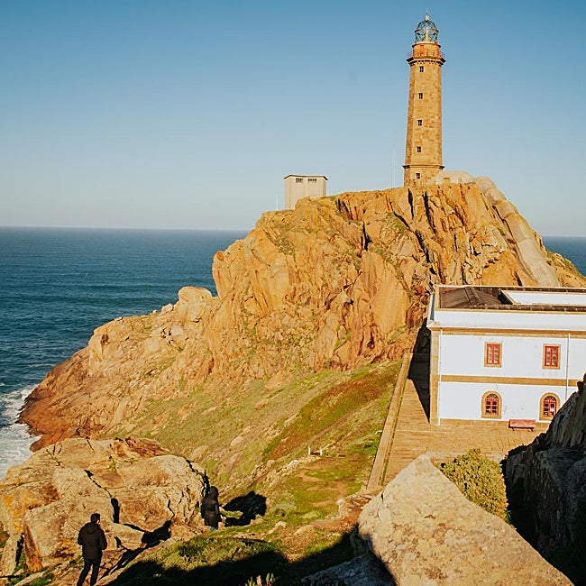 Así es el faro Vilán, que guarda las costas gallegas.
