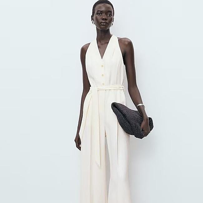 Mono largo con cuello halter