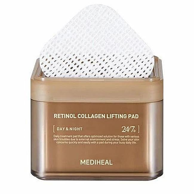 Retinol Collagen Lifting Pad de Mediheal. Precio: 28,96 euros