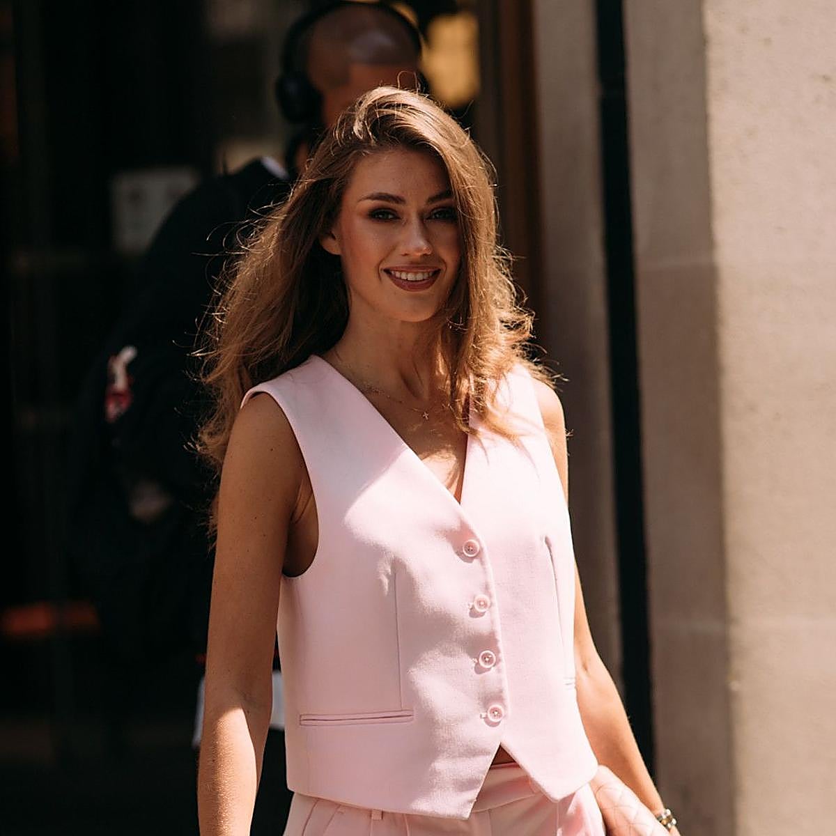 Influencer con pelo suave