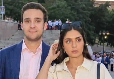 Froilán en Madrid junto a su ex, Belén Perea.