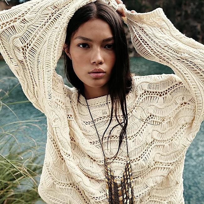 Jersey de punto calado